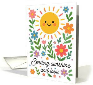 Sending Sunshine and Love Flowers