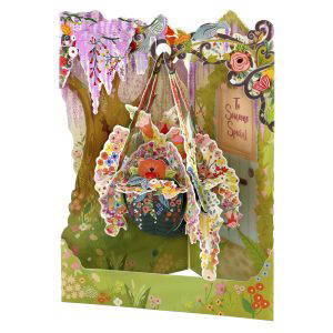 Hanging Basket Swing Card