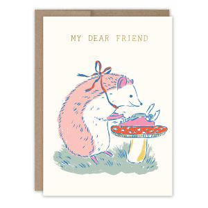 My Dear Friend Hedgehog Friendship Card