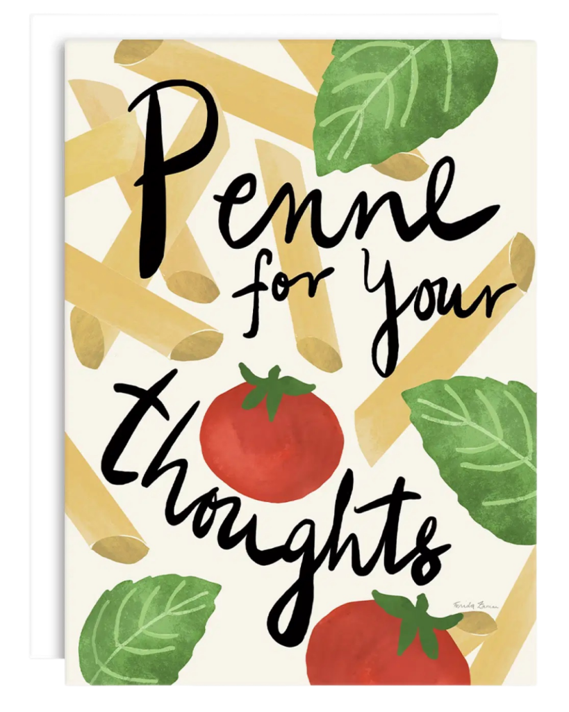 Penne for your thoughts